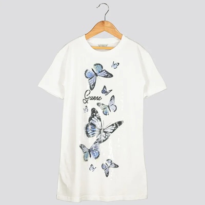 Guess Трикотажна рокля с пайети и пеперуди Guess