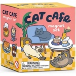 Running Press Комплект 25 магнита Cat Cafe - Alasdair Stuart, Jean Wei