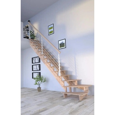 Pertura Atanas Lepené drevo buk bez podstupníc buk 1/4-otočené dole vľavo 80 cm 13/14