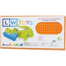 L-W Toys Podložka na stavění - JUNIOR 16x32 oranžová