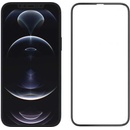 Bomba 5D 9H Ochranné tvrdené sklo pre iPhone zahnuté okraje - cierne iPhone 12 Pro MAX G002/IP 12PRO MAX BLACK