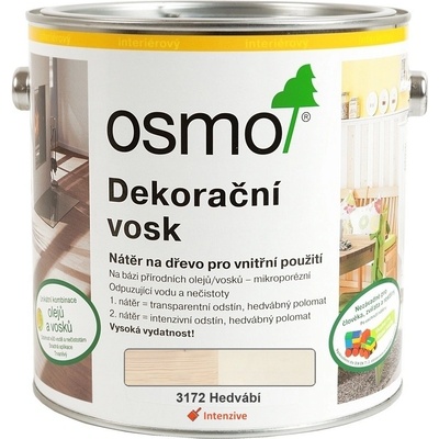 Osmo 3172 Dekoračný vosk intenzívny 2,5 l Hodváb