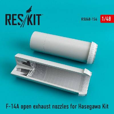 Hasegawa Reskit F-14ATomcat open exhaust nozzles for kit 1:48