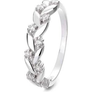Silenti Jewelry Сребърен пръстен "Венец" - 6 - 52мм (16.6мм диам. )