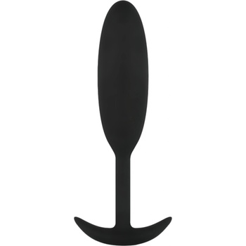 EasyToys Heavy Fulfiller - анален плъг 54 g - малък (черен)