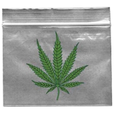 Black Leaf Uzavíratelné průhledné ZIP sáčky 40x60mm List 100 ks