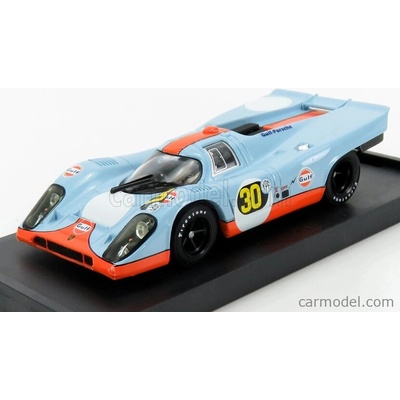 Brumm Porsche 917k Scuderia Jwa Gulf N 30 Winner 1000km Buenos Aires 1971 Jo Siffert Derek Bell Světle Modrá Oranžová 1:43