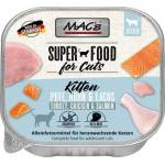 MAC's Mac’s Cat Kitten GRAIN FREE, пастет за подрастващи котки, БЕЗ ЗЪРНО, с пуйка, пиле и сьомга, 85 гр - Германия - 513VE