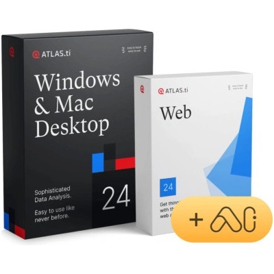 ATLAS.ti 24 Multi User License 5 uživatelů Win/Mac + web, předplatné na 1 rok – Zboží Živě