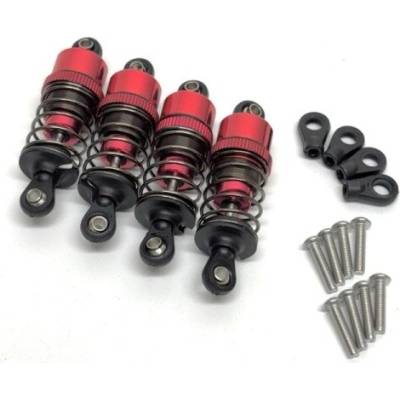 Absima Hliníkové olejové tlumiče Absima Standard včetně pružin 1:10 délka 50/52mm 4ks