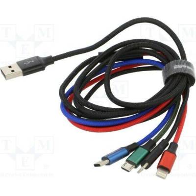 Baseus CA1T4-A01 High Speed,USB 2.0, 1,2m, černý