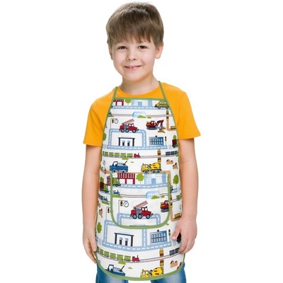 Bellatex Dětská zástěrka Město 37x47 cm
