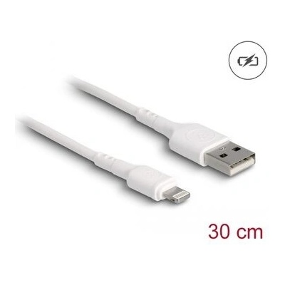 Delock 87866 Napájací USB-A 2.0 (M) - Apple Lightning (M), 30cm, bílý
