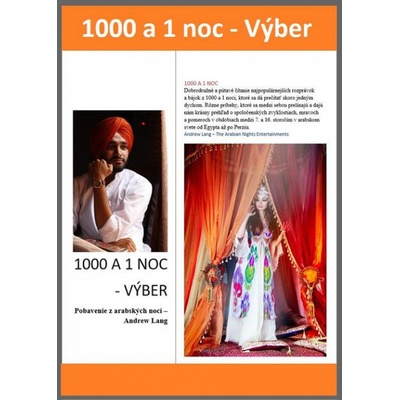 1000 a 1 noc - Výber