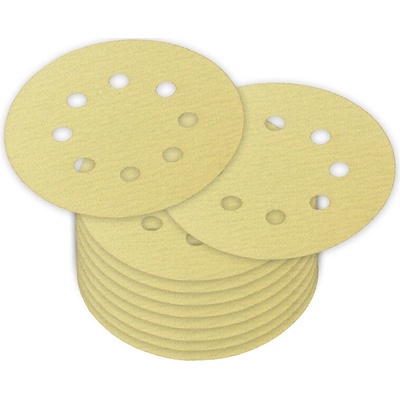 DEMA Brúsny papier pre excentrickú brúsku 125 mm P100, 10 ks