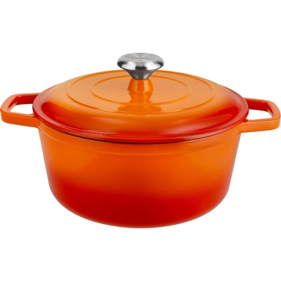Silvercrest Liatinový hrniec Premium, 26 cm oranžová 100409470