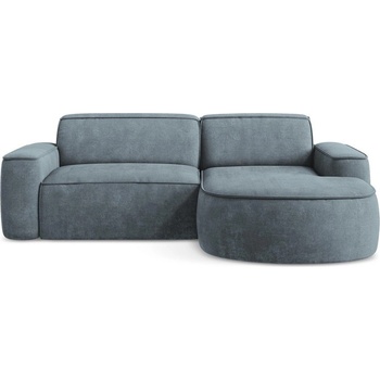 makamii Сиво-син шенилов ъглов диван (десен ъгъл) Omao - Makamii (OMAO_RC_S_61_P1_C4)