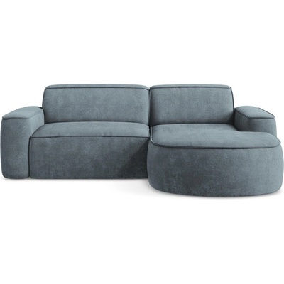 makamii Сиво-син шенилов ъглов диван (десен ъгъл) Omao - Makamii (OMAO_RC_S_61_P1_C4)