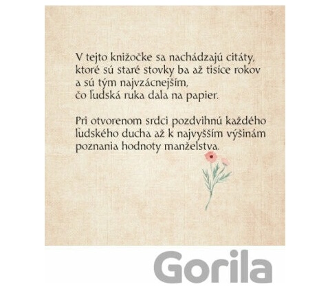 O manželstve