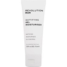 Revolution Man Mattifying Gel Moisturiser pleťový gél na mastnou pleť 75 ml