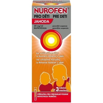 NUROFEN PRO DĚTI JAHODA POR 20MG/ML POR SUS 100 ML II