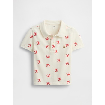 GAP Бебешка поло риза Pique GAP GAP | Byal | Момчешки | 74-80