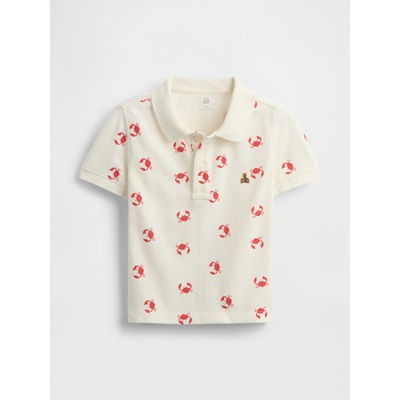 GAP Бебешка поло риза Pique GAP GAP | Byal | Момчешки | 74-80