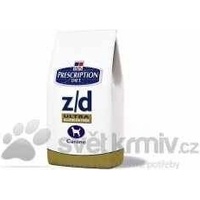 Hill's Prescription Diet Z/D Alergia a starostlivosť o kožu granule pre psov 10 kg