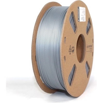 Gembird 3DP-PLA+1.75-02-S Silver 1, 75mm 1kg (3DP-PLA+1.75-02-S)