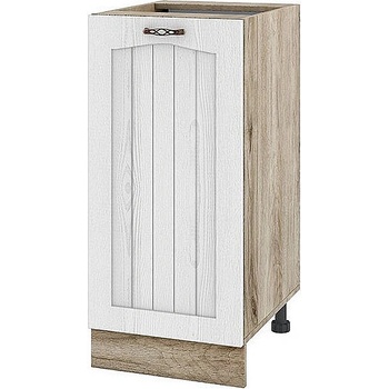 ИРИМ Долен кухненски шкаф Сити АРФ-Бяло фладер-04-21 десен 40 см