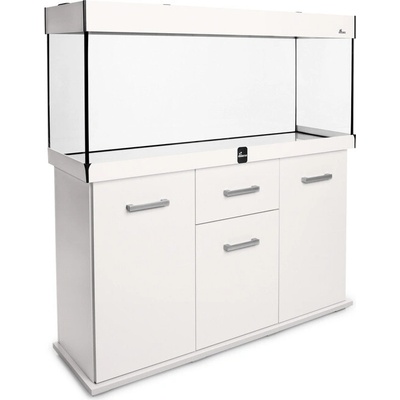 Diversa Solid LED akvarijní set rovný šedý 200 l