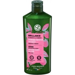 Yves Rocher Brillance Шампоан за боядисана коса и блясък с Малинов оцет 300 мл