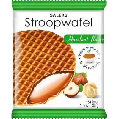 Saleks stroopwafel hazelnut flavor 33 g