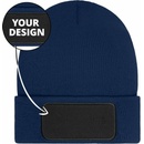 Myrtle beach Pletená čepice thinsulate s nášivkou MB7407 Navy