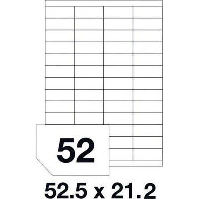 Labels office A4 52,5 x 21,2 mm 0302AN 56 etiket