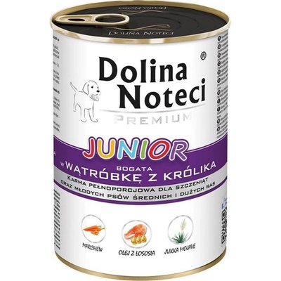 Dolina Noteci Premium Junior Dog Rich in Rabbit Liver 400 g