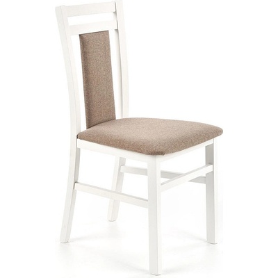 Halmar Трапезен стол HUBERT8 бяло/ дамаска Inari 23