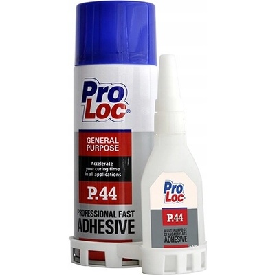 ProLoc P44 Kyanoakrylátové lepidlo s aktivátorem Sekundový Rychlý 50 g + 200 ml