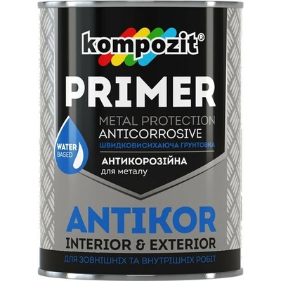 KOMPOZIT Antikor základní nátěr na kovy 1 kg světle šedá