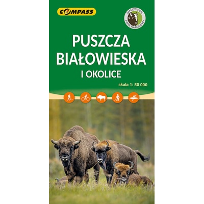 Mapa - Puszcza Białowieska 1:50 000
