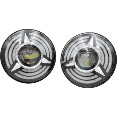 Súprava 7" LED svetlometov, Jeep Wrangler JK, TJ, CJ's, serie Voyager