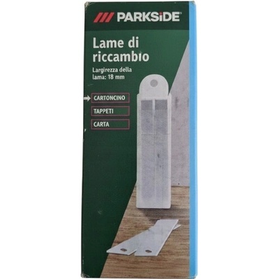 Náhradné čepele Parkside 18 mm na rezanie kobercov, lepenky a kartónu, 50 ks