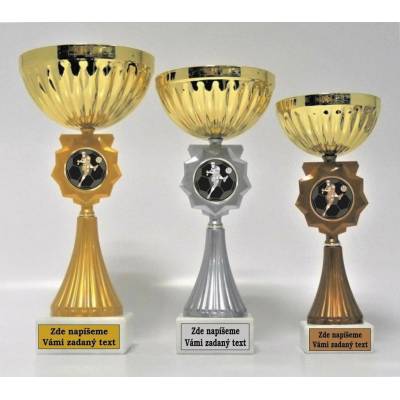 VIZINGR Nohejbalové poháry 458-LAC006 458-LAC006/34 cm