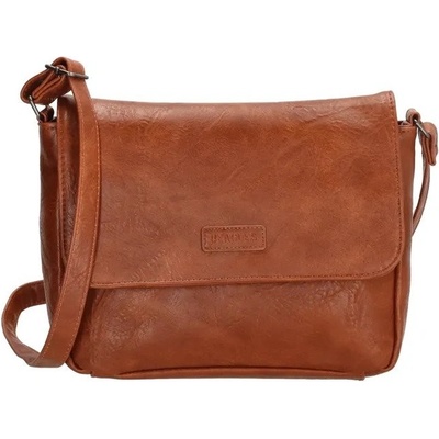 Beagles Světle kožená crossbody kabelka "Dunas" hnědá