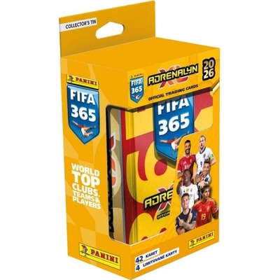 Panini fifa 365 2025/2026 - adrenalyn - метална кутия (квадратна)