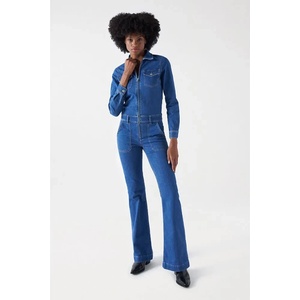 Salsa jeans Гащеризон Salsa jeans Destiny long sleeve jumpsuit - Blue (Medium Light)