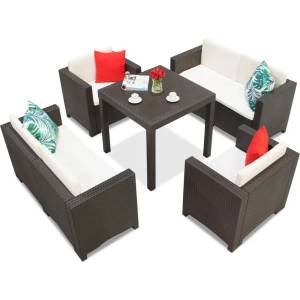 BICA Colorado Dallas Apetito 6 кафяв ратан комплект Bica (BCDCOL6BR)