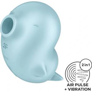 Satisfyer Sassy Seal - вибратор за клитор с въздушни вълни - тюркоаз