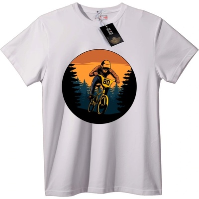 NOONEBRAND Тениска Колоездачно Приключение - 6XL, Black
