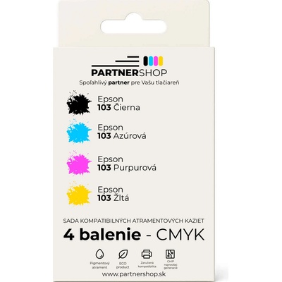 Atrament PartnerShop Epson 103 CMYK - kompatibilný